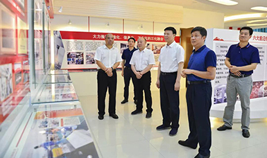 福建省人大常委會黨組書記、副主任張廣敏蒞臨虹潤公司調研指導