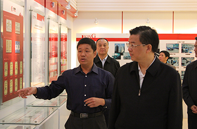 福建省委常委、省紀(jì)委書記倪岳峰調(diào)研虹潤(rùn)公司